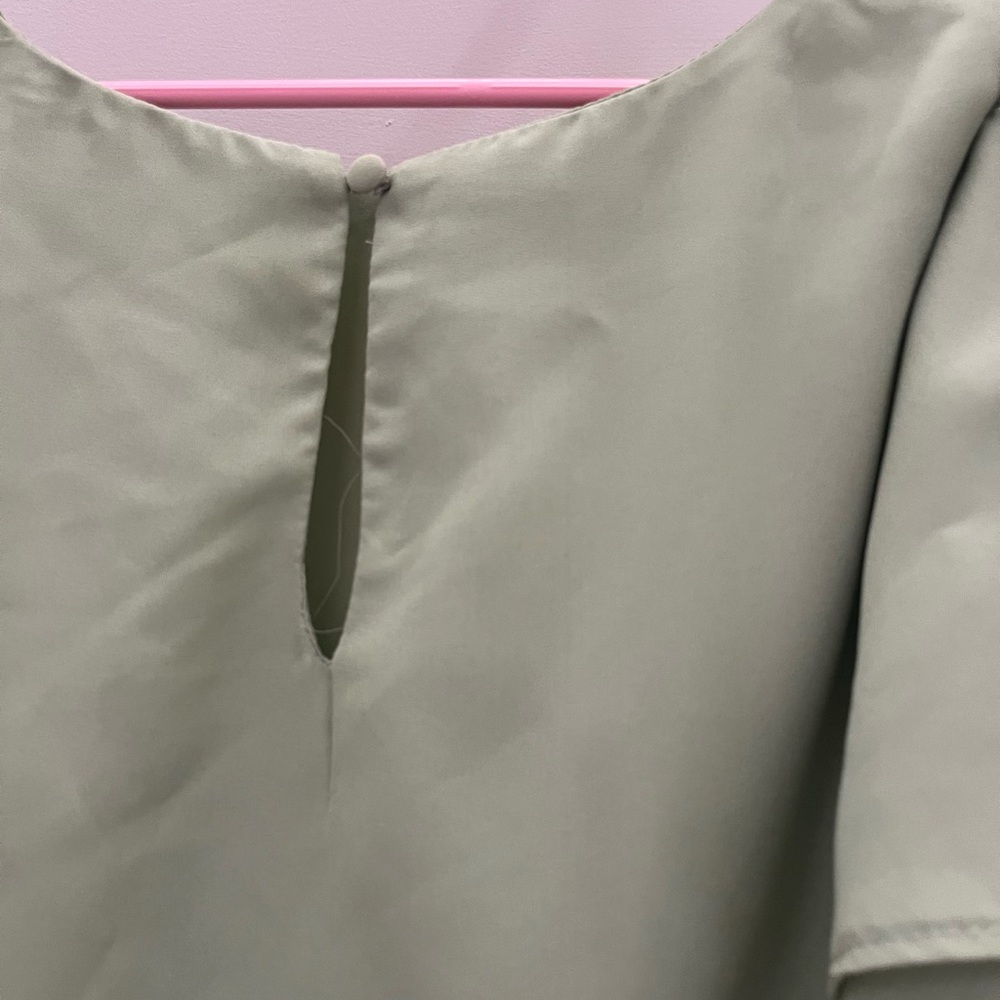 Layered split sleeve solid top XS - Picture 4 of 9